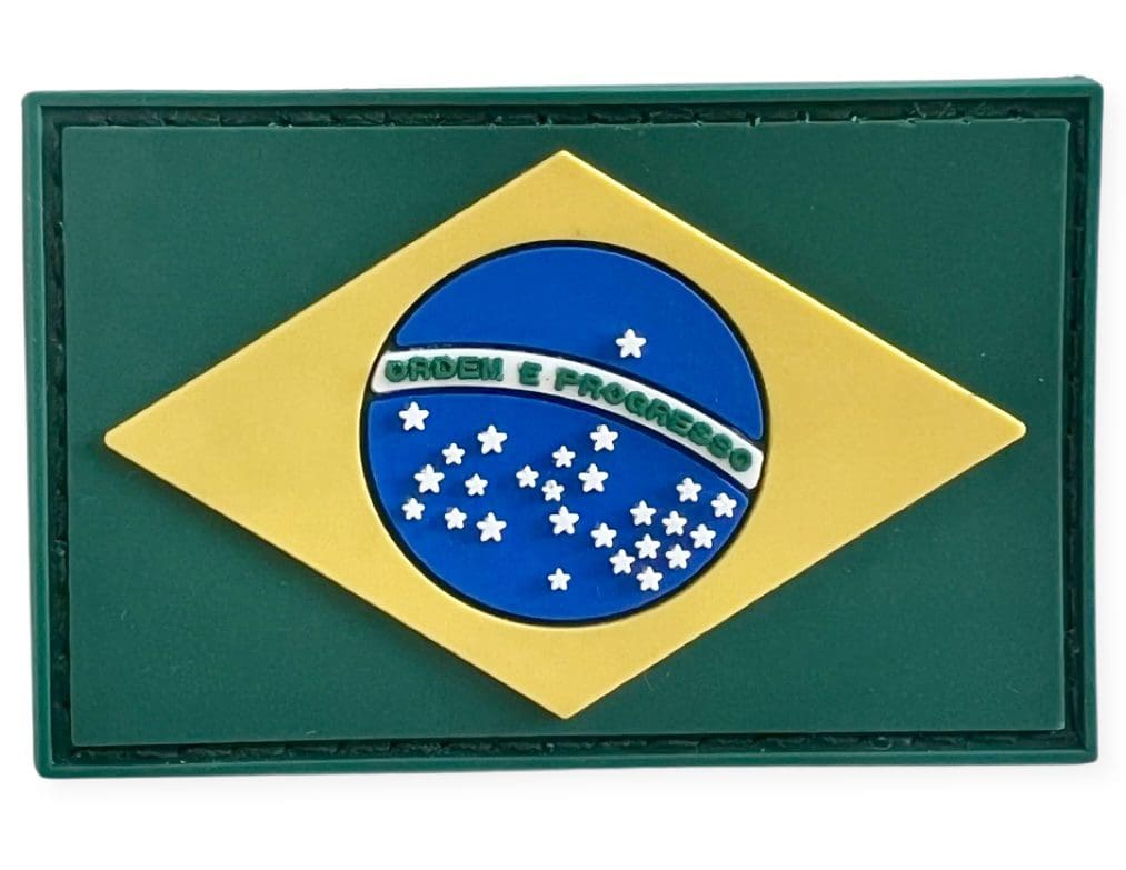 Patch P/ Mochila - Bandeira Brasil - Boot Training Brasil
